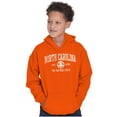 thumbnail image 3 of North Carolina Cute Footprints Beach Youth Hoodie Boy Girl Teen Brisco Brands M, 3 of 6