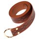 thumbnail image 2 of Cinturón de cintura de caballero Medieval, accesorios de disfraz, cinturón de anillo de cuero PU para fiesta de Halloween, Cosplay, pantalones Marrón Macarena cinturones de cintura, 2 of 8