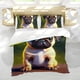 thumbnail image 5 of Pug Conjunto de sábanas temático, trío de piezas, cómodo y amigable con la piel, diseño único, regalo de decoración para el hogar para familiares, amigos y fans,135cm *200cm, 5 of 6