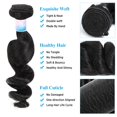 thumbnail image 3 of Hair Weave EMOL Loose Wave, 3 paquetes de cabello brasileño virgen, 3 of 7