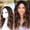 Highlights Brown-18 Inch, variant on 18 Inch Pink Medium Length Wave Curly Synthetic Wig