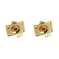 thumbnail image 3 of Greeniant Panel de toma de Audio para guitarra eléctrica Gibson TL, 1/4 , 6,35mm, montaje de conector de Audio cuadrado Type6 NO6 Greeniant CBP097355, 3 of 5