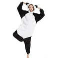 thumbnail image 4 of Cute Animal Onesie Pajamas for Adults Warm Cozy Animal Shape Sleepsuit Ideal for Sleepovers Parties and Lounging Comfortable and Adorable Animal Pajamas Perfect for Winter Fun, 4 of 6