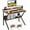Deep Brown, variant on Small Desk, 27.5 Inch Computer Desk for Small Spaces, Kids Desk with Storage, Study Table with Monitor Stand for Homeschool, Pink