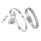 thumbnail image 4 of 1Pair Concéntrico Concéntrico Pulseras Pulseras de acero inoxidable Cadena de mano para pareja, 4 of 6