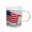 White, variant on 3drose, an American Flag-support Our Troops, 11oz Mug