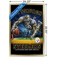 thumbnail image 3 of NFL Pittsburgh Steelers - End Zone 17 Wall Poster, 22.375" x 34", Framed, 3 of 3