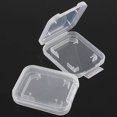 thumbnail image 2 of Collection Clear Plastic SDSDHCSDXCSecure Digital Memory Card Case Holder Compatible for SanDiskKingstonTranscendSamsung Memory Card 200 Pack, 2 of 4