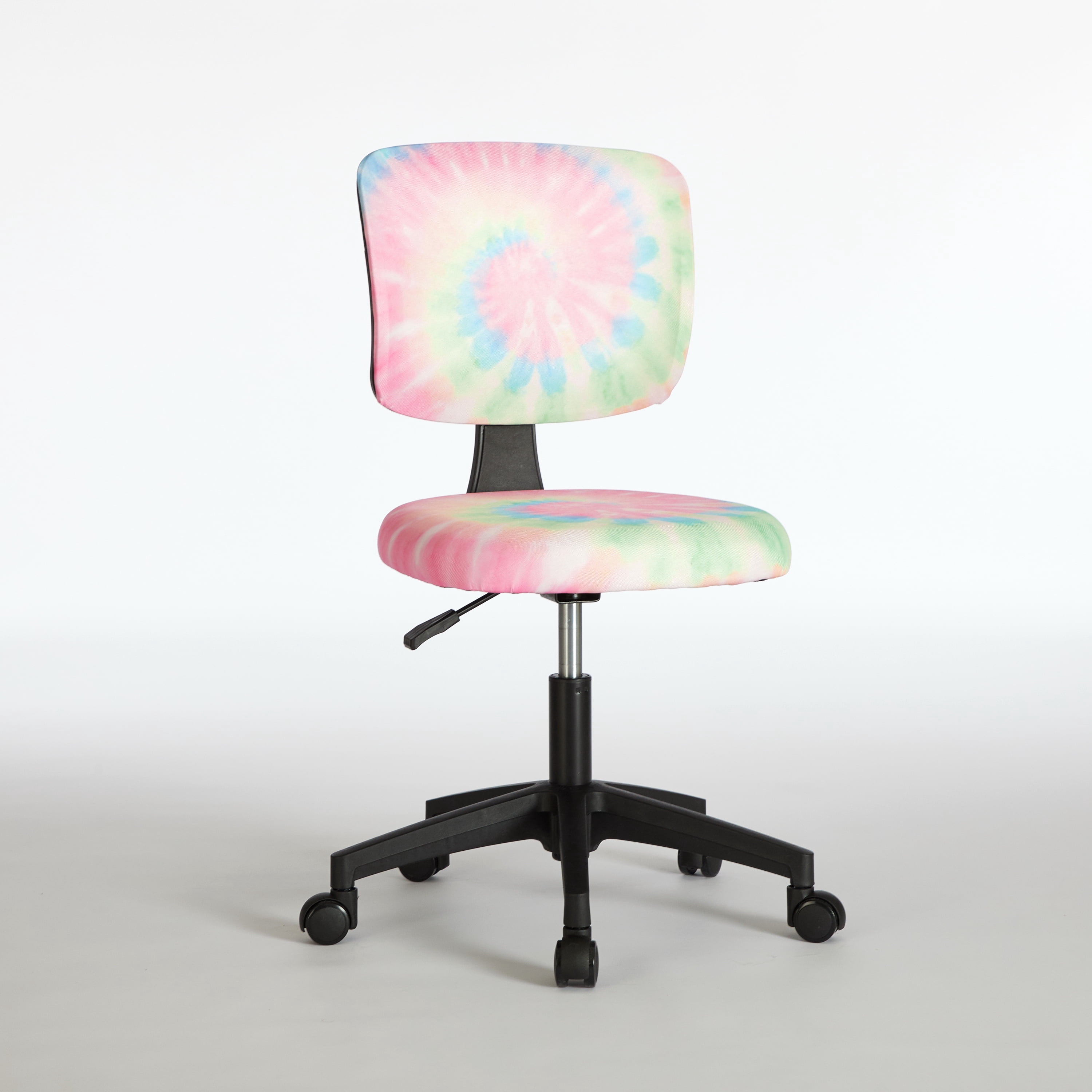 Room Revival Swivel Mesh Task Office Chair, Rainbow Tie Dye Pink