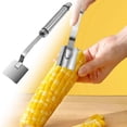 thumbnail image 2 of LPSSTORE Corn Cob Peeler Corn on The Cob Remover Stainless Steel Corn Peeler Corn Cob Remover Tool with Ergonomic Handle for Home Kitchen Restaurant Chefs, 2 of 6