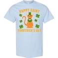 thumbnail image 3 of Inktastic St. Patrick's Day Happy Saint Purrtrick's Day T-Shirt, 3 of 5