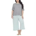 thumbnail image 2 of Honeydew Womens Super Soft Fleece 3 Pieces Pajama Set, 2 of 3