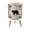 Color 3, variant on Cabin Trash Can with Lid Cabin Bear Deer Moose Vintage Animal Country 1.8 Gallon Dog Proof Trash Can Round Garbage Can Waste Bin Wastebasket for Bathroom Bedroom Living Room