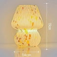 thumbnail image 5 of Mushroom Lamp, Glass Night Light, Cute Vintage Shape, Bedroom & Home Decor, 3 Colors Temperature Change, Women Baby Kids Gifts 26-27s, 5 of 5