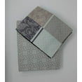 thumbnail image 4 of DaDa Bedding Jacquard Grey Floral Paisley Fitted Sheet & Pillow Case Set - Queen - 3-Pieces, 4 of 5