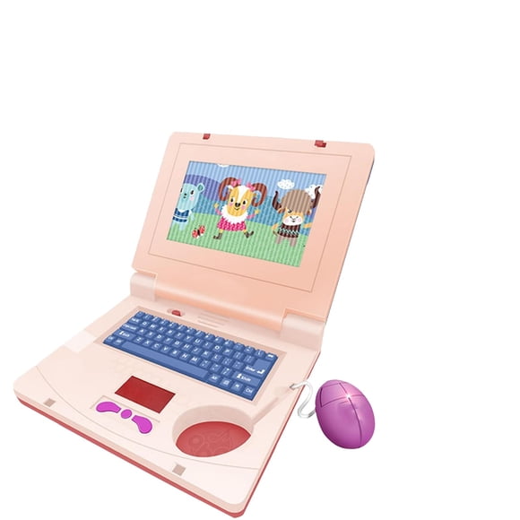 Educational Learning Laptop Interactive Toy For Kids With Musical Sounds And Light Effects Portable Computer Device For Early Childhood Development