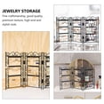 thumbnail image 3 of LOLIPPYY Black Jewelry Display Stand 1Pc Sturdy Storage Rack for Dressing Table Vanity Organizer, 3 of 7