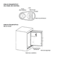 thumbnail image 5 of Caja Fuerte Digital XE seguridad Color Negro, 5 of 6