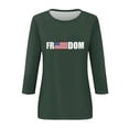 thumbnail image 3 of WAYUTE Womens 250 Anniversary USA Shirt Us National Flag Casual Soft Comfort Basic Top for Summer Relaxed Fit 4th of July T-Shirts, 3 of 3