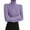Purple, variant on Women's Turtleneck Pullover Long Sleeve Knit Sweater Slim Fit Winter Top
