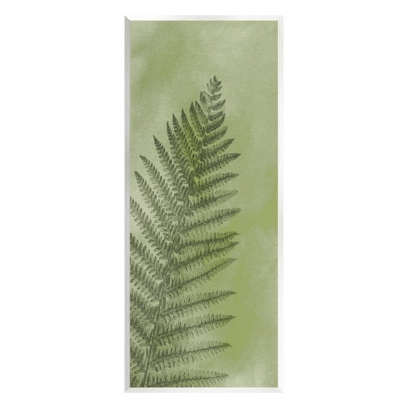 Intricate Fern Sprout Leaf Botanical & Floral Graphic Art Unframed Art Print Wall Art