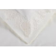 thumbnail image 2 of Superior Executive 3000 Series Solid Regal Lace Brushed Microfiber Embroidery 3-Piece Duvet and Pillowcase Cover Set Set - King/California King - Ivory, 2 of 4