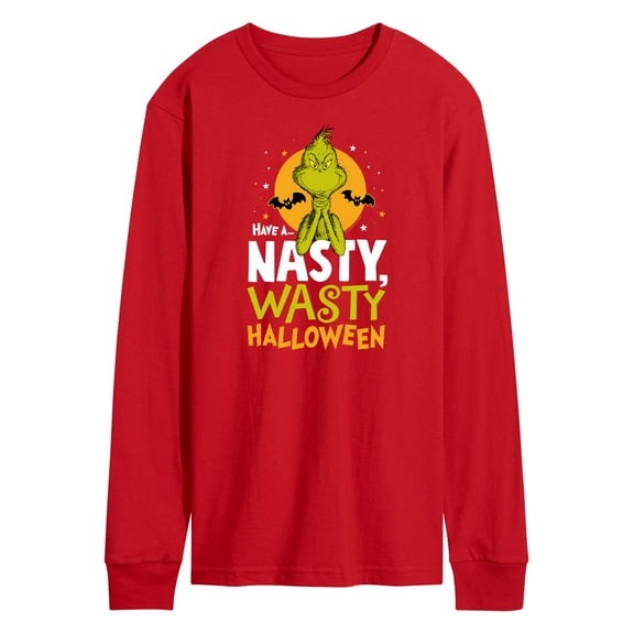 The Grinch  - Grinch Nasty Wasty Halloween - Men's Long Sleeve T-Shirt