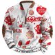 thumbnail image 1 of Camisa de Manga Larga de Poliéster Hombres Camuflaje Imprimir Media Cremallera Pullover, Casual Cuello Redondo Top para Al Aire Libre Y el Uso Diario, 1 of 6
