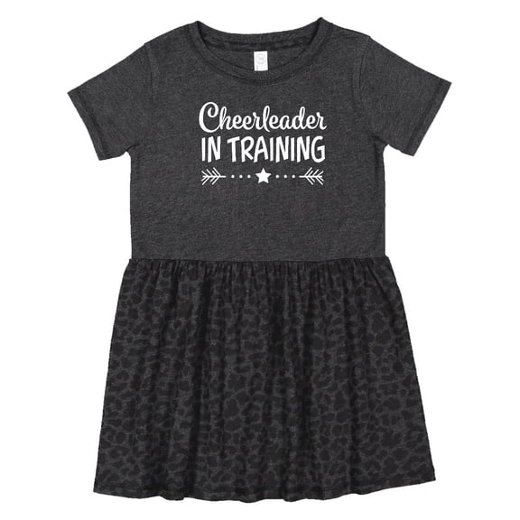 Inktastic Cheerleader in Training Girls Toddler Dress
