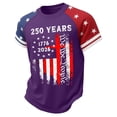 thumbnail image 3 of Hienoo Boys Independence Day T Shirt America's 250Th Short Sleeve T-Shirt, Sizes 2-13, 3 of 3