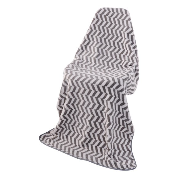 Fiudx Juego de Toallas de Baño de Terciopelo, Tejido Suave y Absorbente, Elegante Diseño de Cuadros Azules y Blancos, Tamaño Grande para Una Cobertura Completa, Uso Diario, Playa o Baño, 70 X 140 Cm.