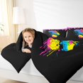 thumbnail image 4 of Feelyou Football Soccer Full Size Comforter Sets, Artwork Splatter Bedding Sets, 3pcs, 4 of 8