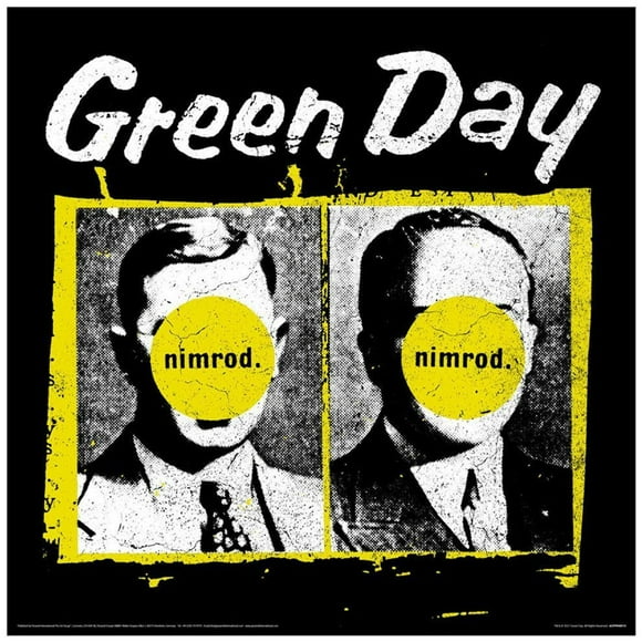 Green Day Nimrod Album Cover Print