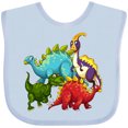 thumbnail image 3 of Inktastic Cute Dinosaurs Boys or Girls Baby Bib, 3 of 4