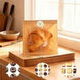 thumbnail image 7 of 7.1x7.8 Inch Paper Bakery Bagel Bags with Window,100 Pack Cookie Packaging Bags with Seal, Heat Sealable Grease Resistant To Go Single Cookie Bagsfor Treat, Donut, Cake Slice, Scone, Brownie, 7 of 7