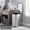 Silver, variant on PYY Odor-Seal Soft-Close Trash Can – 12L Stainless Steel Indoor Bin with Removable Inner Bucket, Sturdy Pedal & Carry Handle for Kitchen, Bathroom, Home Office – Compact Black