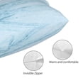 thumbnail image 3 of Balery Light Blue Marble Funda de Cojín Estampada, Regalos para Mujeres, Regalos de Amor para Ella, Regalos para Novia o Esposa, Funda de Almohada-20"x30", 3 of 6