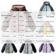 thumbnail image 4 of Bovxnpu Girls Down Jackets Kids Padded Jacket Long Sleeve Hooded Zip Pocket Warm Coat Outfits, 4 of 6