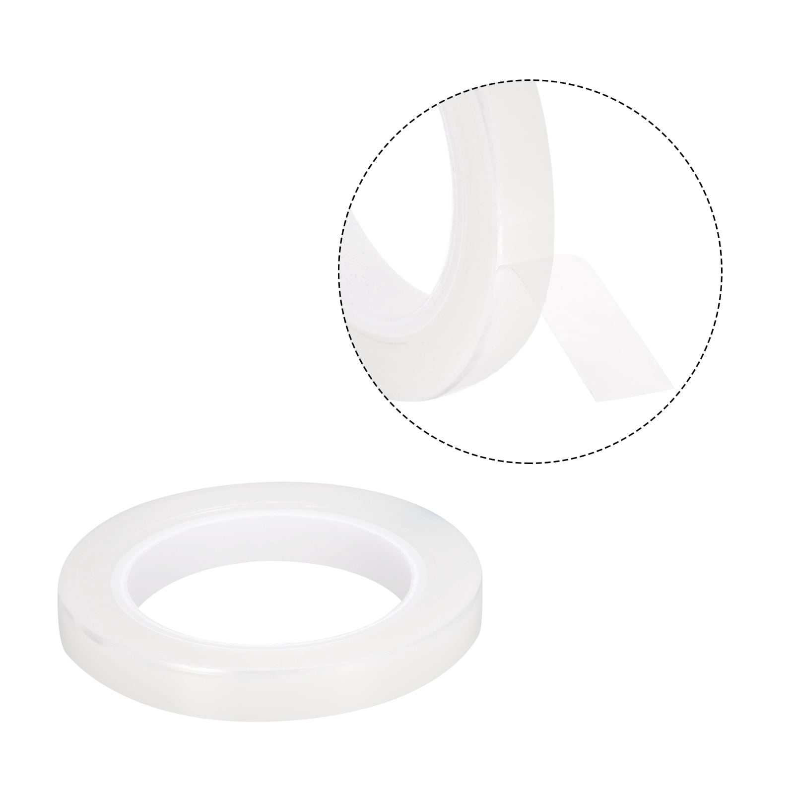 Unique Bargains PE Protective Film for Aluminum Doors Protection Clear 0.63" x 328Ft