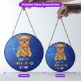 thumbnail image 5 of Autism Awareness Brussels Griffon Accept Understand Love Stained Glass Suncatcher Griff Dog Lover Window Hanging Sign Decor - 12003, 5 of 5
