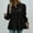 *Black, variant on ClodeEU Women's Spring Summer Smocked Shirt,Solid Color Long Sleeve Button Down Casual Cover Up Pink,Womens Plus XXXL