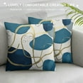 thumbnail image 3 of COMIO  Geometric Throw Pillow Covers Navy Blue Grey Teal Pillows Cases Abstract Boho Pillow Covers Mid Century Modern Cushions Covers for Couch Sofa, 3 of 5