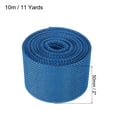 thumbnail image 2 of Unique Bargains 2 Inch x 11 Yards Jute Crafts Party Wrapping Decoration Burlap Fabric Ribbon Sky Blue, 2 of 6