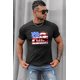 thumbnail image 2 of ABPHQTO Camiseta de manga corta con estampado gráfico de la bandera de EE. UU. para hombre de color negro, 2 of 5