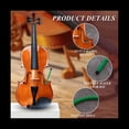 thumbnail image 3 of 2Pcs Violin Humidifier Violin Sound Hole Humidifier F Hole Humidifier To Prevent Cracking Fret Ends Top Sinking Dryness,2 x violin Humidifier,White&Green, 3 of 8