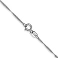 thumbnail image 3 of 14K White Gold Singapore Chain Necklace 20 inch 1 mm with Spring Ring Clasp, 3 of 4