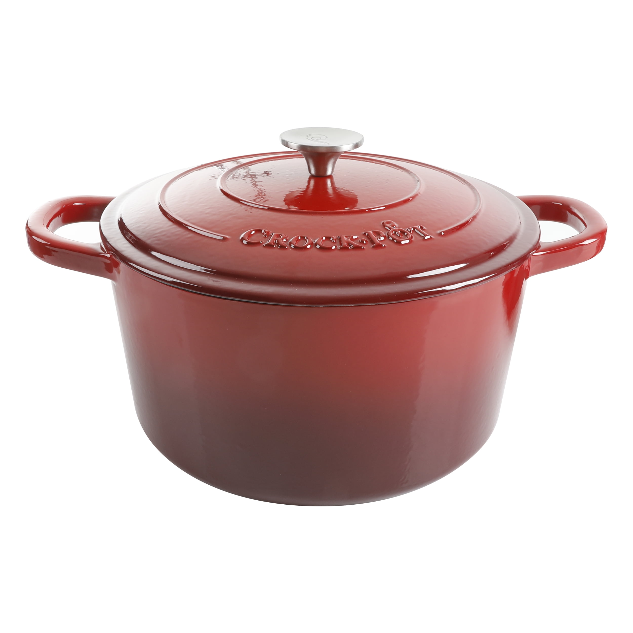 Crock Pot Artisan 7Quart Round Dutch Oven Red