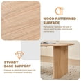thumbnail image 3 of 70.8" Oval Dining Table for 4-6 People, Modern Farmhouse Kitchen Table | Rustic Wood Grain | Breakfast Dinner Wood Dining Table for Gathering, Kitchen, Dining Living Room, Natural, 3 of 9