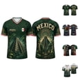 thumbnail image 2 of 2026 New Mexico Soccer Jersey Men, Mexican Jersey Soccer T-Shirt, Soccer Jersey 2D Graphic Crew Neck Short Sleeve Football Tee, Casual Daily Sport Top for Adult, 2 of 8