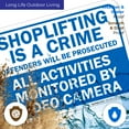 thumbnail image 5 of Shoplifting Is A Crime Sign, Offenders Will Be Prosecuted,, 5 of 8